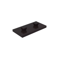 Mounting Plate With Peg 15 X 30 Black