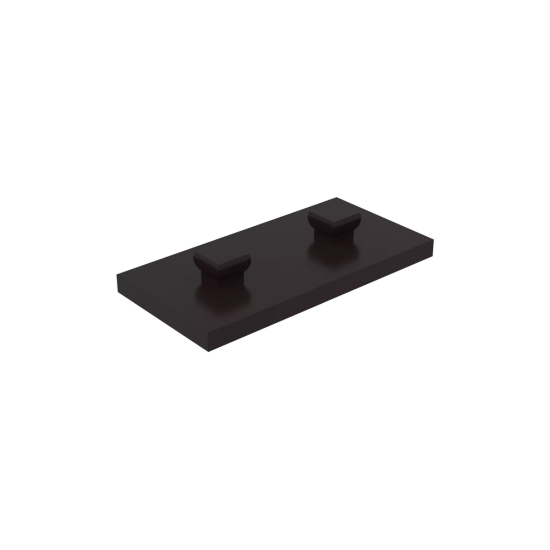 Mounting Plate With Peg 15 X 30 Black Mounting Plate With Peg 15 X 30 Black