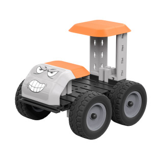 fischertechnik Junior Max 576101 – Solar-Konstruktionsspielzeug für Kinder, 10 Modelle zum Bauen & Entdecken, ab 5 Jahren, orange