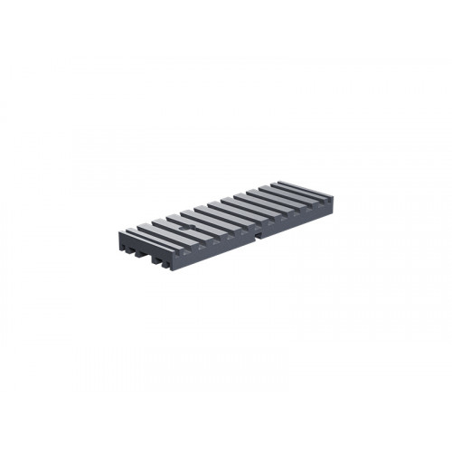 Baseplate 30x90 silver