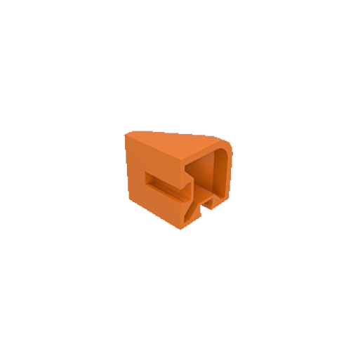 Endstück rechts orange