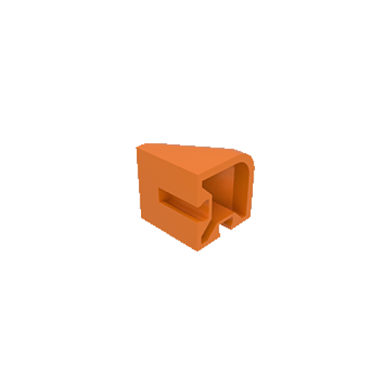 Endstück rechts orange