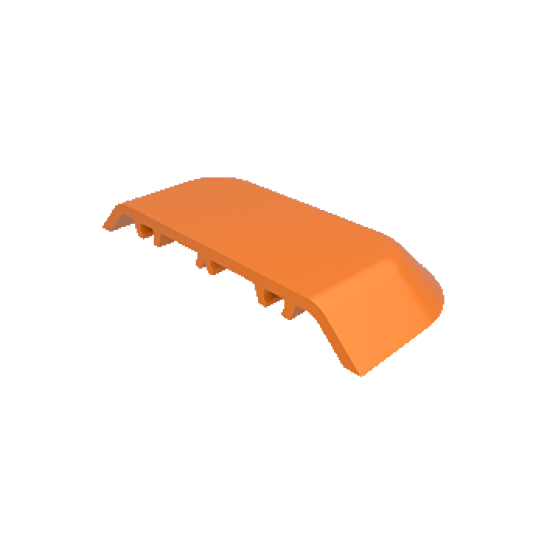 Dachhälfte orange