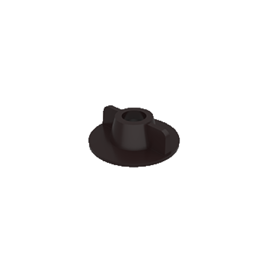 Nabenmutter komplett schwarz