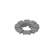 Omniwheel rim outer ring silver