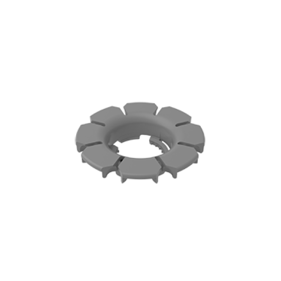 Omniwheel Felgenaußenring silber
