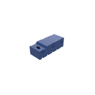 Battery holder 9 V block blue