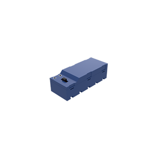 Batterijhouder 9 V blok blauw
