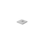 Bouwplaat 15x15 grijs-wit met pen