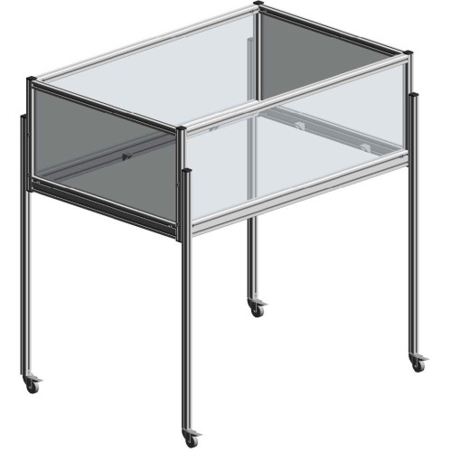 Mobile table with shielding (1140x740)